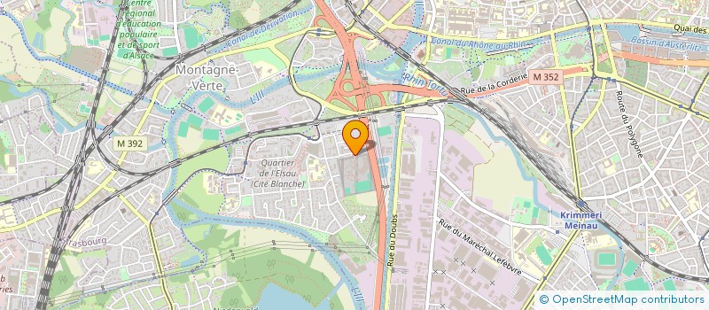 localisation de l'entreprise ASS CULTURELLE SPORTIVE AIDE AUX DETENUS à STRASBOURG