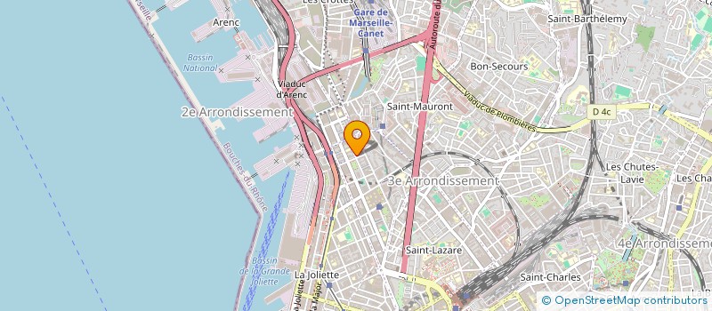 localisation de l'entreprise ASS CULTURELLE SPORTIVE DES AURES à MARSEILLE
