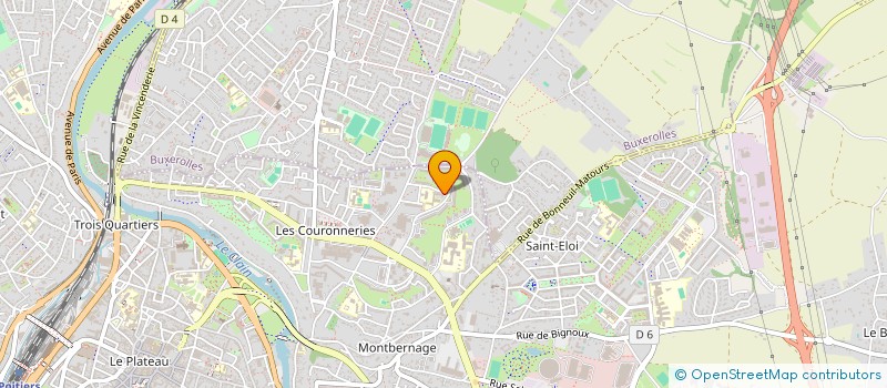 localisation de l'entreprise ASS CULTURELLE SPORTIVE ECOLES PUBLIQUES à POITIERS