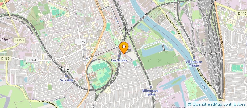 localisation de l'entreprise ASS CULTURELLE SPORTIVE SABLIERE D ORLY  ORLY