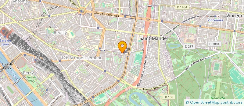 localisation de l'entreprise ASS CULTURELLE TOURISME ECHANGE ACTE  PARIS