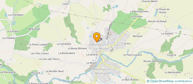 localisation de l'entreprise ASS CULTURELLE TOURISTIQUE DE MONTFAUCON à SEVREMOINE
