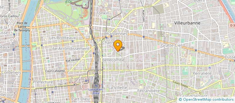 localisation de l'entreprise ASS CULTURELLE TURQUE DE LYON  VILLEURBANNE