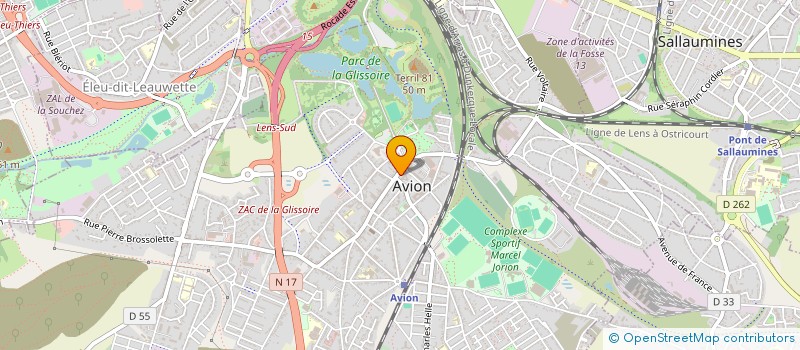 localisation de l'entreprise ASS CULTURELLES DU FAMILIA à AVION