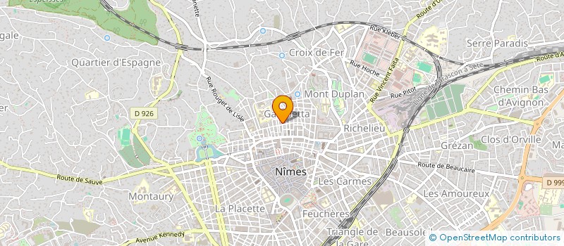 localisation de l'entreprise ASS. CYBER CAFE LE PLUG IN  NIMES