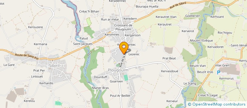 localisation de l'entreprise ASS CYCLISTE LEONARDE  SAINT-POL-DE-LEON