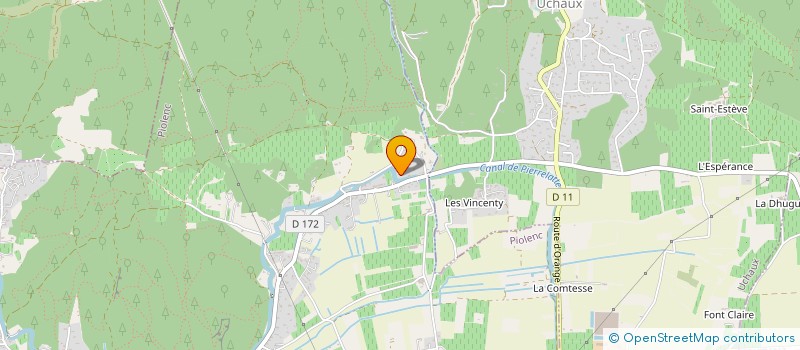 localisation de l'entreprise ASS CYCLOTOURISTE DE PIOLENC à PIOLENC