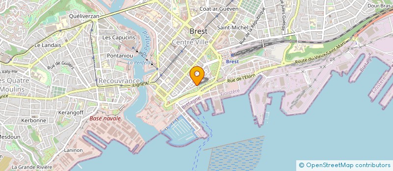 localisation de l'entreprise ASS D ACTION EDUCATIVE DU NORD FINISTERE à BREST