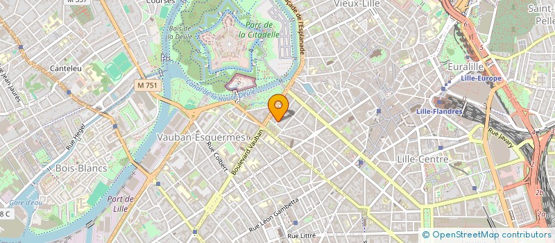 localisation de l'entreprise ASS D'ACTION MEDICO SOCIALE à LILLE