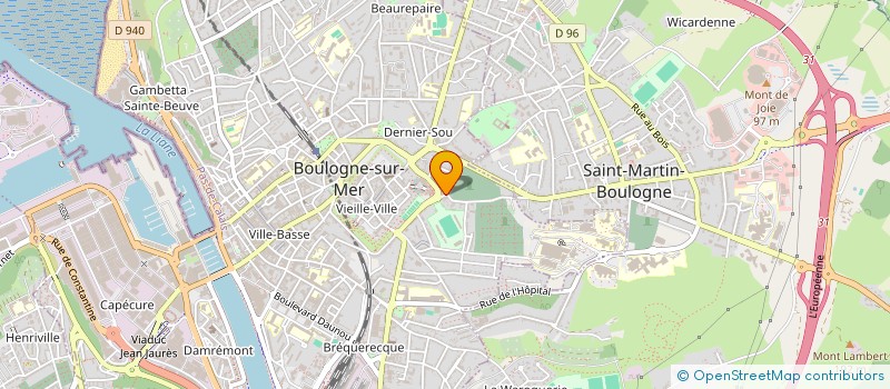 localisation de l'entreprise ASS D' ACTIONS SOLIDAIRES ET SOCIALES à BOULOGNE-SUR-MER