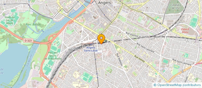 localisation de l'entreprise ASS D AIDE A DOMICILE à ANGERS