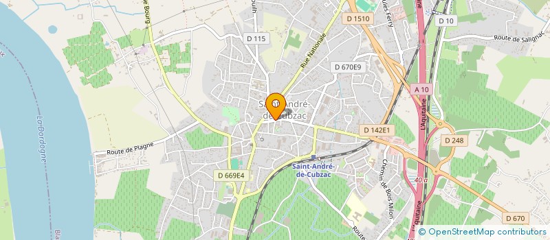 localisation de l'entreprise ASS D AIDE A DOMICILE DU CUBZAGAIS  SAINT-ANDRE-DE-CUBZAC