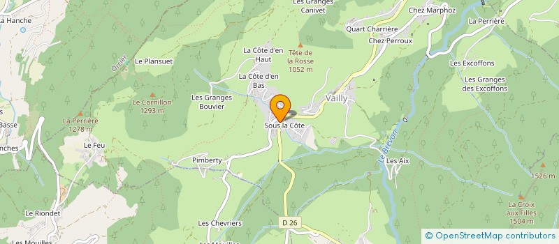 localisation de l'entreprise ASS D'AIDE A DOMICILE EN MILIEU RURAL  VAILLY