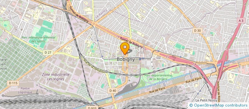localisation de l'entreprise ASS D'AIDE A L ENFANCE ET A LA FAMILLE à BOBIGNY