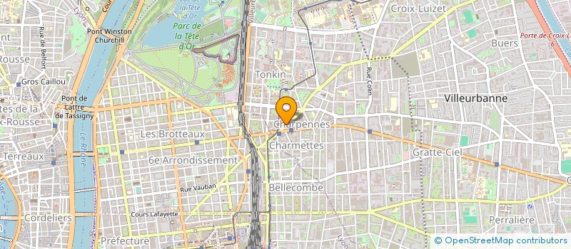 localisation de l'entreprise ASS D'AIDE AU LOGEMENT DES JEUNES  VILLEURBANNE