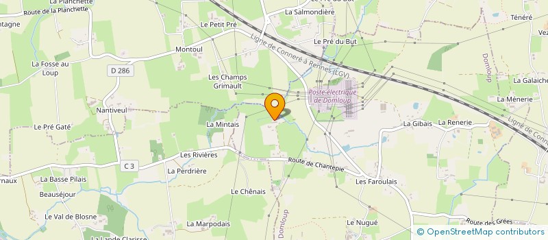 localisation de l'entreprise ASS D'AIDE AUX ARTISANS D'ART à DOMLOUP