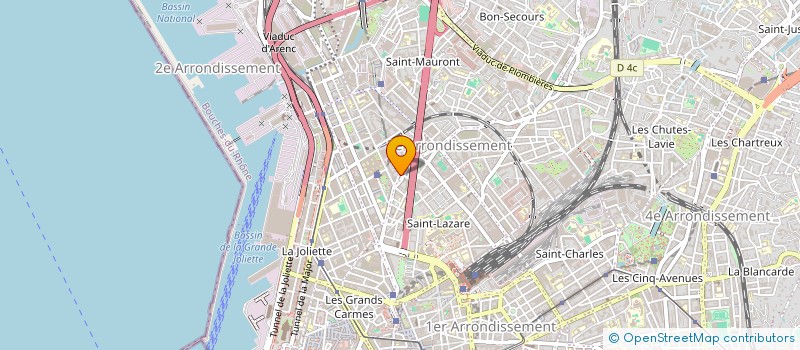 localisation de l'entreprise ASS D'AIDE AUX FAMILLES à MARSEILLE
