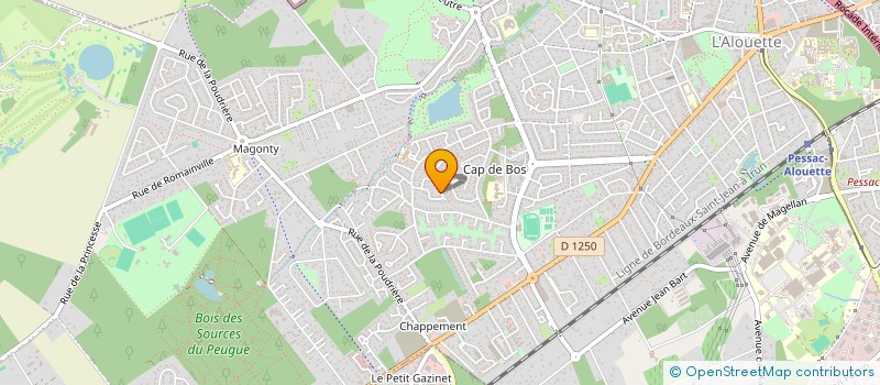 localisation de l'entreprise ASS D AIDE AUX MALADES ALCOOLIQUES & AUTRES DEPENDANTS à PESSAC