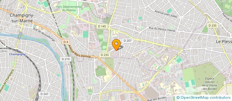localisation de l'entreprise ASS D'AIDES AUX PERSONNES AGEES à CHAMPIGNY-SUR-MARNE
