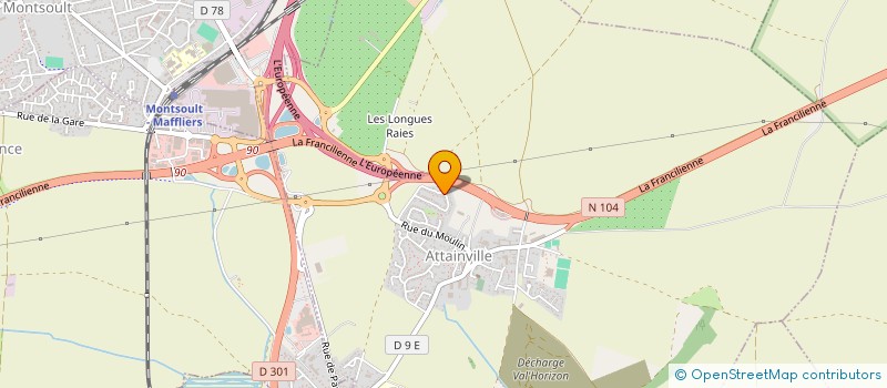 localisation de l'entreprise ASS D'AMATEURS D'ACTIVITES ARTISTIQUES  ATTAINVILLE