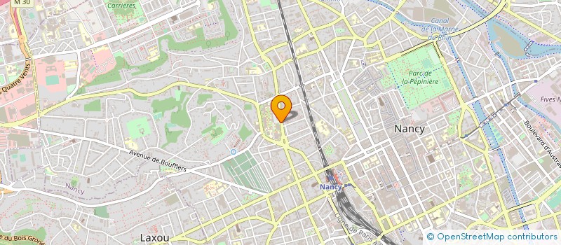 localisation de l'entreprise ASS D ANIMATION DU SPORT AUX UNIV NANCY  NANCY