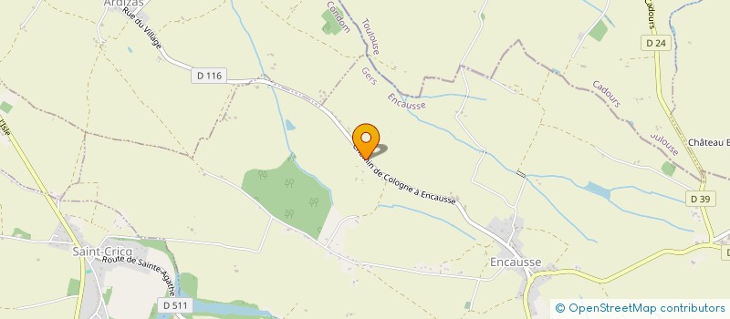 localisation de l'entreprise ASS D ANIMATION RURALE COLLECTIVE EN FAVEUR DU LIEN ET DE L ACTION SOCIALE  COLOGNE