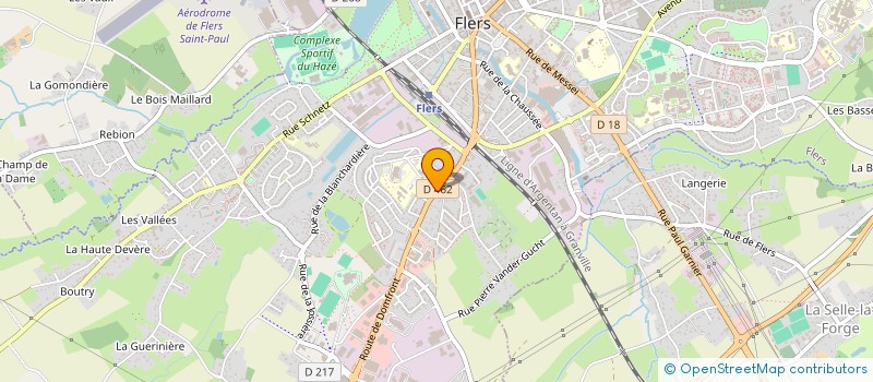 localisation de l'entreprise ASS D E I M A R DECOUVERT PAR ELEVES à FLERS