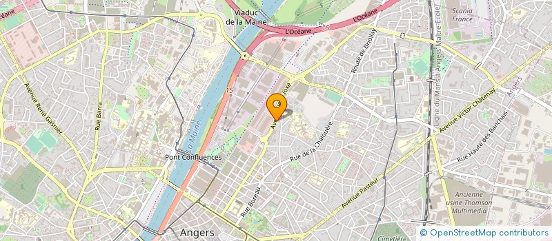 localisation de l'entreprise ASS D'ECO RURALE DE M ET LOIRE à ANGERS