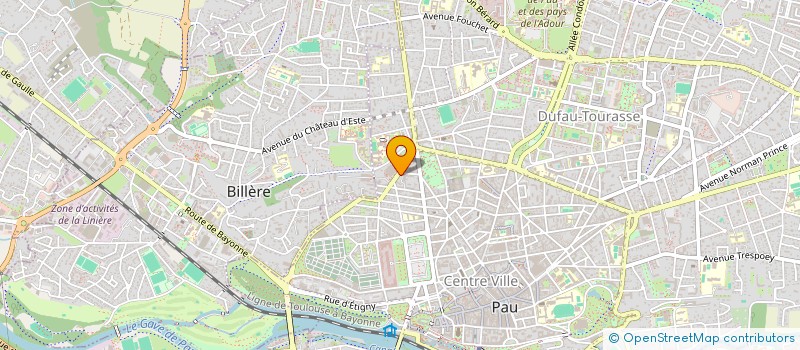 localisation de l'entreprise ASS D EDUCATION CHRETIENNE à PAU
