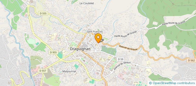 localisation de l'entreprise ASS D'EDUCATION POPULAIRE à DRAGUIGNAN