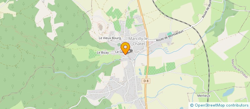 localisation de l'entreprise ASS D EDUCATION POPULAIRE à MARCILLY-LE-CHATEL