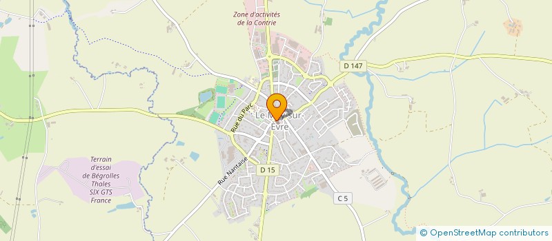 localisation de l'entreprise ASS D'EDUCATION POPULAIRE  LE MAY-SUR-EVRE