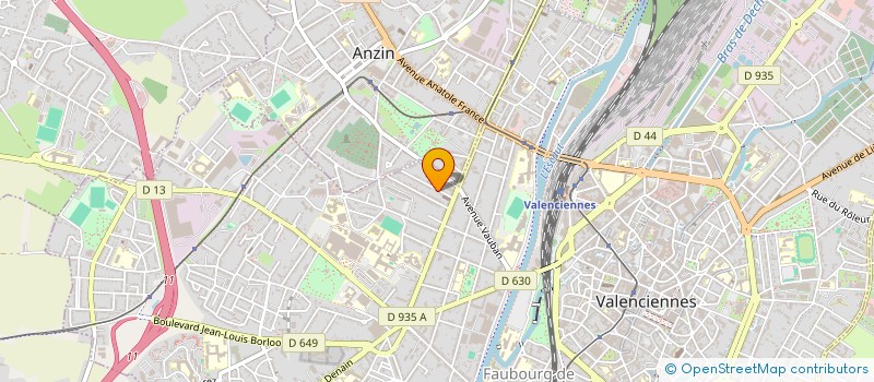 localisation de l'entreprise ASS D EDUCATION POPULAIRE DAMPIERRE  VALENCIENNES