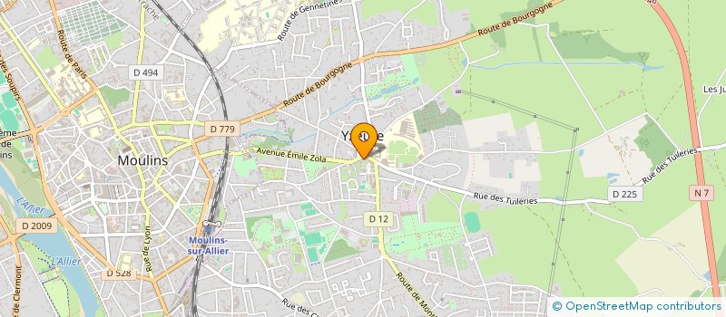 localisation de l'entreprise ASS D'EDUCATION POPULAIRE ECOLE A E P à YZEURE