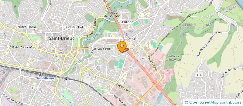 localisation de l'entreprise ASS D EDUCATION SANITAIRE CDN à SAINT-BRIEUC