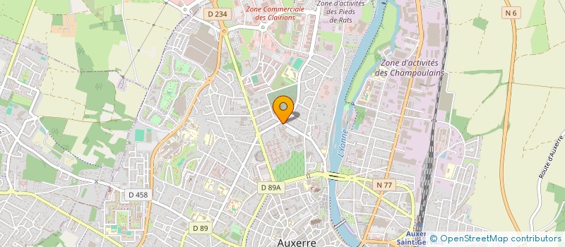 localisation de l'entreprise ASS.D'ENTRAIDE AUX MALADES CHSY à AUXERRE