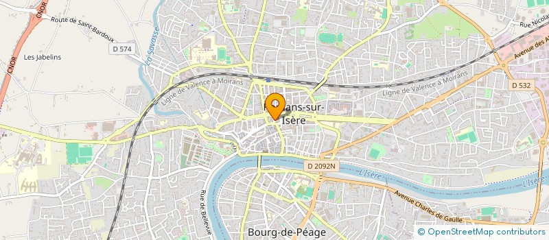 localisation de l'entreprise ASS D ENTRAIDE DES PERSONNES AGEES  ROMANS-SUR-ISERE