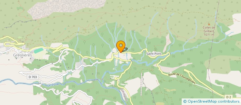 localisation de l'entreprise ASS D'ESTHETIQUE NATURELLE APPLIQUEE  GREOLIERES