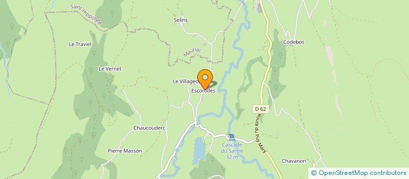 localisation de l'entreprise ASS D ESTIVE DE LA MONTAGNE DE LABRO à CHEYLADE