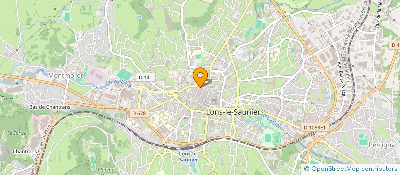 localisation de l'entreprise ASS D'ETUDE POUR CREAT DU PAYS LEDONIEN à LONS-LE-SAUNIER
