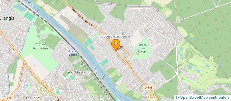 localisation de l'entreprise ASS D'INSERTION ET DE PREFORMATION à SOISY-SUR-SEINE