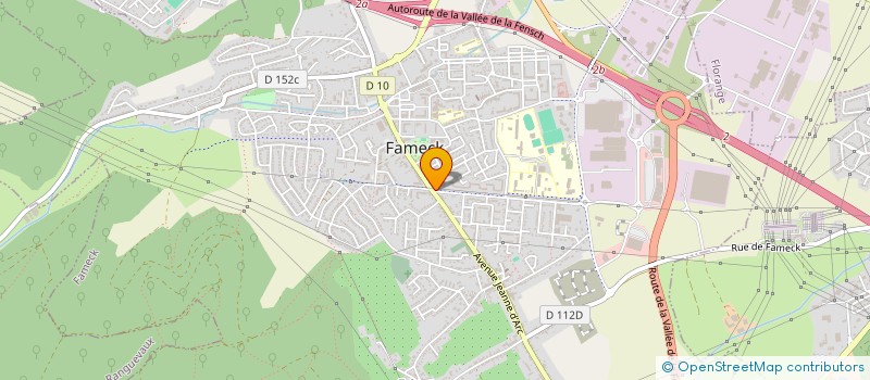 localisation de l'entreprise ASS D'INTERVENTION SOCIALE DE LA FENSCH à FAMECK