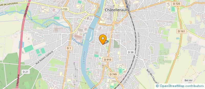localisation de l'entreprise ASS DAMIER CHATELLERAUDAIS à CHATELLERAULT