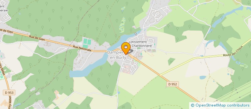 localisation de l'entreprise ASS DAMPIERRE LOISIRS à DAMPIERRE-EN-BURLY