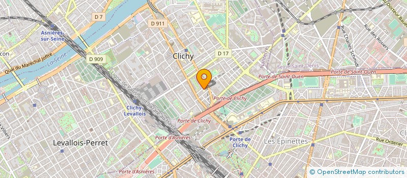 localisation de l'entreprise ASS DAMUCO à CLICHY
