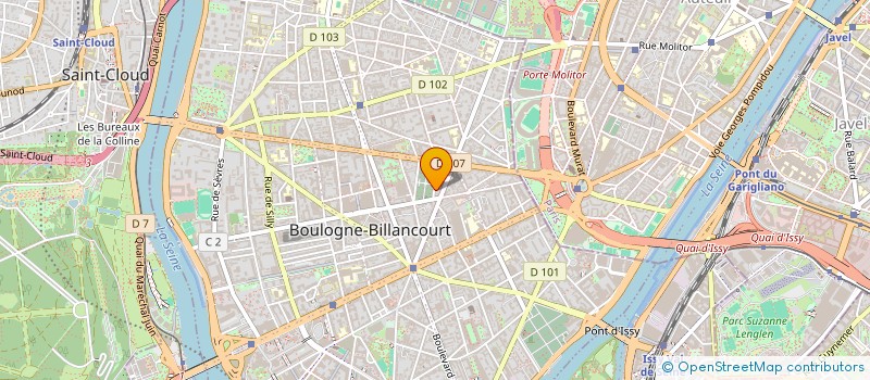 localisation de l'entreprise ASS DANCEFEVER BOULOGNE BILLANCOURT à BOULOGNE-BILLANCOURT