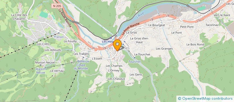 localisation de l'entreprise ASS DANS L'TEMPS à LES HOUCHES