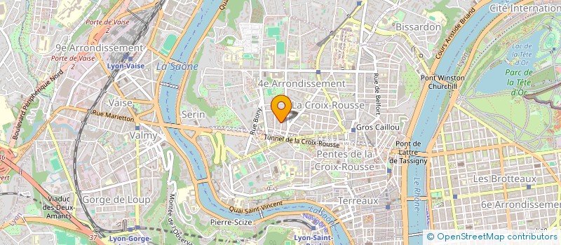 localisation de l'entreprise ASS.DANSE CITE  LYON