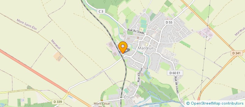 localisation de l'entreprise ASS DANSE CREATION  MARUIL