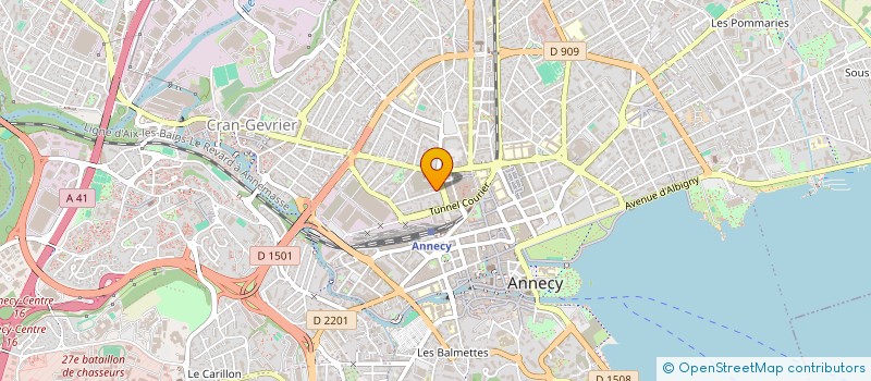 localisation de l'entreprise ASS DANSE DECOUVERTE à ANNECY